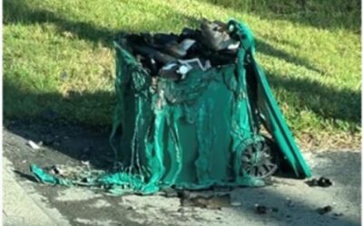 Don’t Launch Fireworks From Your Garbage or Recycling Carts